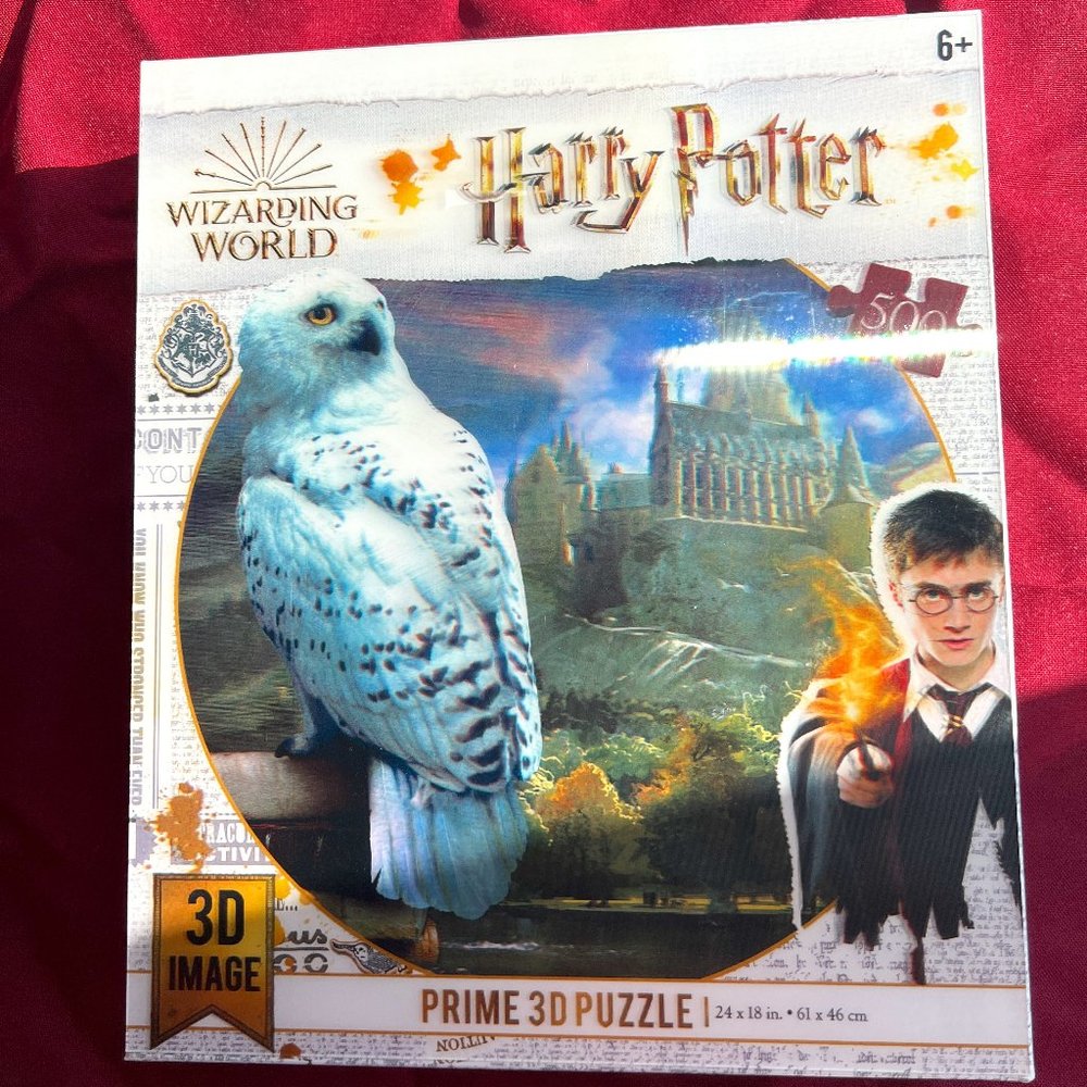 Harry Potter Wizarding World "Hedwig" 3D 500 piece  puzzle